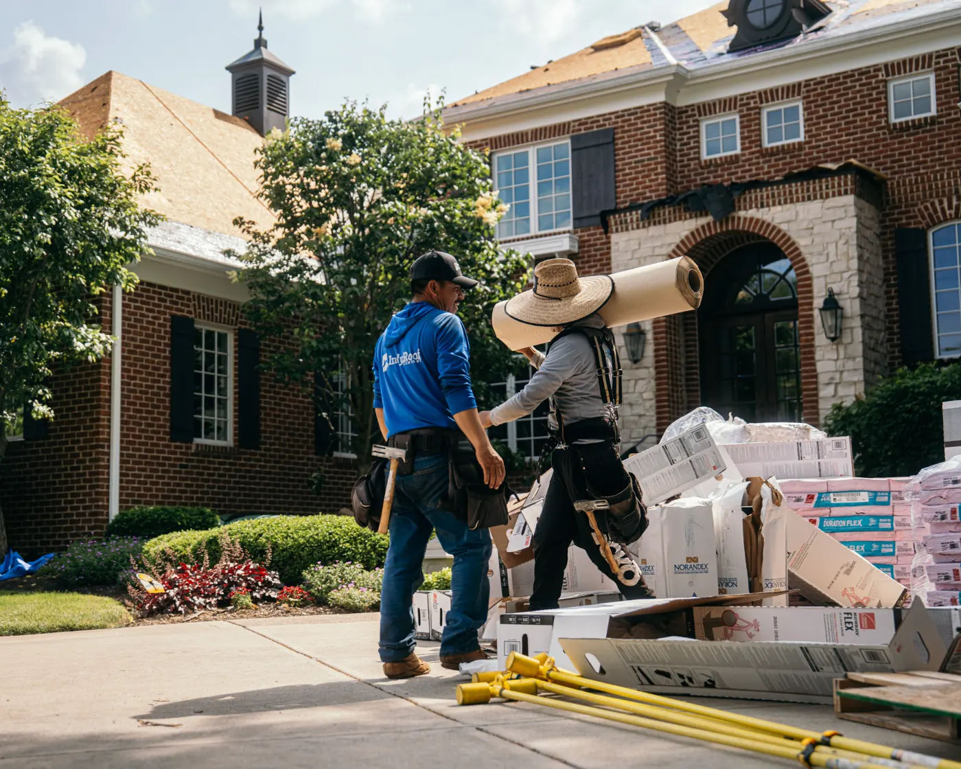 Commercial roof inspection documented in Fountain City